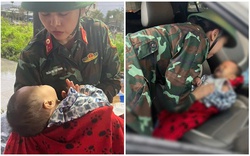 Cứu sống bé 24 tháng tuổi bị trượt ngã xuống nước lũ: 2 bức ảnh khiến triệu người xúc động
