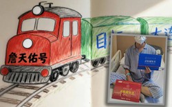 Bức tranh vẽ đoàn tàu khiến hàng triệu người bật khóc