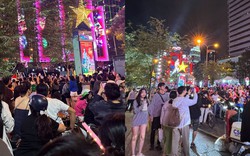 Ngay lúc này: Phố đi bộ Nguyễn Huệ đông nghịt người xe, hàng quán hốt bạc nhờ 2 concert đối đầu
