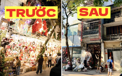 Cảnh tượng tại "phố Noel" trên Hàng Mã lúc này