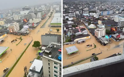 Thảm cảnh lũ lụt tại Thái Lan: Nước dâng tận mái nhà, hàng ngàn du khách mắc kẹt, chính quyền tuyên bố vùng thảm họa