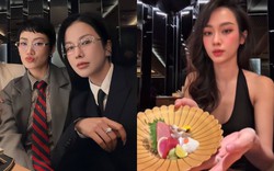 Diệp Lâm Anh và tình mới Đức Phạm cùng mê 1 quán omakase được mệnh danh "chốn riêng của sao Việt"