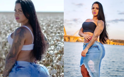 Nữ VĐV thể hình xinh như thiên thần nhưng nhìn xuống dưới thì sốc với vòng 3 siêu khổng lồ