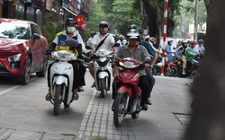 182 xe máy đi trên vỉa hè có biển số sau nhanh chóng nộp phạt nguội theo Nghị định 168