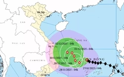 Bão số 15 diễn biến bất ngờ, mạnh lên 4 cấp