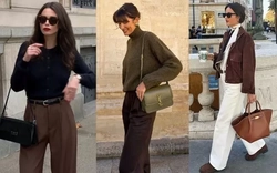 Phụ nữ Pháp đang mê mẩn trang phục màu nâu, mix đồ sang thế này không tham khảo quá phí