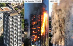 Cận cảnh chung cư bị thiêu rụi chỉ trong 1 giờ: Nguyên nhân từ 1 chiếc tủ lạnh, 72 người tử vong