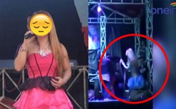 Kinh hoàng nữ ca sĩ bị rắn cắn ngay trên sân khấu