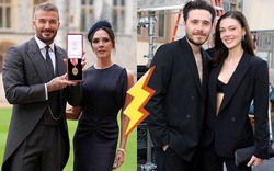 Vợ chồng con trai cả bất hiếu thật biết cách "xát muối" vào tim David Beckham trong ngày cha nhận phong tước Hiệp sĩ!