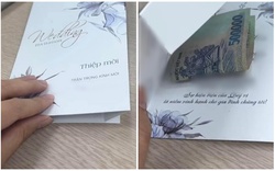 Mới đi làm được 2 ngày, cô gái nhận được thiệp cưới kẹp tờ 500 nghìn đồng cùng một lời dặn