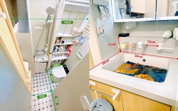 Căn hộ của người phụ nữ 37 tuổi gây sốt vì phòng tắm chỉ 1,4m² mà sang chảnh hơn cả khách sạn 5 sao