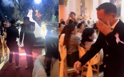 Clip cha khóc như mưa trong ngày cưới con gái khiến cư dân mạng 'ầm ầm thả tim'