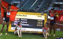 Điền kinh Việt Nam lập kỷ lục SEA Games, 4 chàng trai cô gái Việt khiến đối thủ phải "khiếp sợ" trên đường chạy