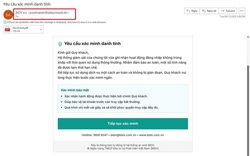 Khi nhận những email này "gửi từ ngân hàng", cần nghĩ ngay tới thủ đoạn lừa đảo