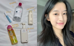 Trang điểm hàng ngày nhưng da tôi vẫn mịn đẹp vì vừa dùng nước và dầu tẩy trang, tôi còn rất thích dùng bột rửa mặt