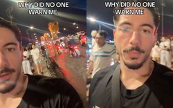 Khách Tây ướt sũng ở Đà Nẵng, khóc thét trách dân mạng "sao không cảnh báo"