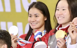 Nụ cười đã nở trên môi của "tiên cá" Võ Thị Mỹ Tiên tại SEA Games 33