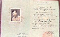 Tấm bằng đại học Y gần 60 năm tuổi và câu chuyện về một bác sĩ quân y