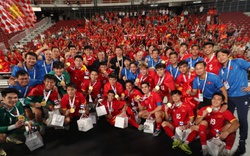 Vừa giành HCV SEA Games, U23 Việt Nam tức tốc hội quân tham dự U23 châu Á, dân tình háo hức "chờ đi bão"