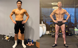 Thủ môn Bùi Tiến Dũng đu trend khoe body của Ronaldo, còn gọi thẳng chính chủ vào xem, được khen 1 chín 1 mười