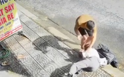 Một phụ nữ bị hành hung ngã gục giữa đường phố Đà Nẵng