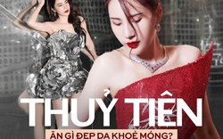 Kiểu ăn được duy trì hơn 1 năm qua giúp Thủy Tiên da đẹp mướt, nhìn sang bộ móng càng thấy lựa chọn đúng đắn