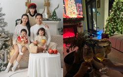 Bộ ảnh giáng sinh đẹp lung linh nhà Quế Ngọc Hải, ngắm biệt thự lộng lẫy nhà Thành Chung mới choáng