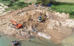 Lợi dụng giấy phép của doanh nghiệp để khai thác trái phép 5.500m3 cát