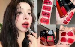 4 thỏi son đỏ hợp tông da châu Á, đánh lên là bừng sáng cả khuôn mặt