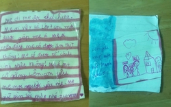 Câu chuyện xúc động đằng sau thư con gái 7 tuổi gửi mẹ đang gây sốt: "Mẹ ơi, vậy là lớp 7 con mới được gặp mẹ à? Mẹ có được ăn thịt không"