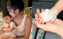 Sao Vbiz bất an vì con 2 ngày 2 đêm không ngủ, liên tục nôn ói