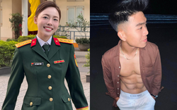 Hotgirl bắn súng Phí Thanh Thảo 21 tuổi được thăng hàm Đại uý, Lý Đức (U23 Việt Nam) tương tác cực ngọt giữa tin hẹn hò