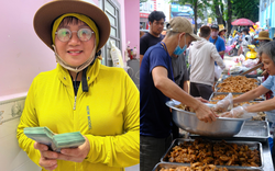 Mới trúng độc đắc, người đàn ông nhét 100 triệu đồng nhờ nấu cơm từ thiện rồi biến mất trong 10 giây