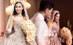 Ái nữ nhà tỷ phú Johnathan Hạnh Nguyễn hoá công chúa trong lễ cưới, visual bùng nổ bên cạnh chồng gốc Dubai