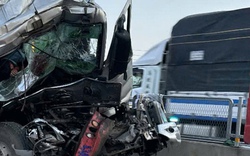 Tai nạn nghiêm trọng trên đường cao tốc Bùng - Vạn Ninh, 2 người chết, 3 người bị thương