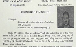 Mẹ trẻ bế con sơ sinh mất tích bí ẩn lúc rạng sáng ở Quảng Trị