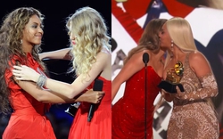 Khoảnh khắc lịch sử làng nhạc: Taylor Swift trao giải Grammy cho Beyoncé, một nhân vật phản diện bị "réo tên"