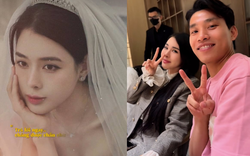 Bạn gái nóng bỏng của Vũ Văn Thanh bất ngờ đăng ảnh diện váy cô dâu, làng bóng đá sắp có đám cưới cổ tích?