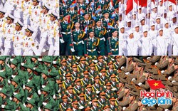 Tuyệt đối mãn nhãn: Những "họa tiết sống" độc bản từ các khối diễu binh, diễu hành trong buổi tổng duyệt ngày 27/4