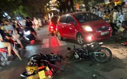 Hà Nội: Nghi vấn tài xế ô tô say xỉn tông hàng loạt xe máy, xe và người nằm la liệt
