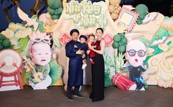 Tiệc thôi nôi “gây sốt” của cặp sinh đôi nhà Phương Oanh - shark Bình: Như tổ chức chương trình nghệ thuật, nhìn thoáng qua đã thấy hoành tráng