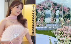 Trực tiếp đám cưới Hồ Quỳnh Hương: Cô dâu lộ di...