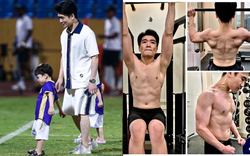Cậu cả nhà bầu Hiển lọt 'cam thường' trên SVĐ: "Bố đơn thân nghìn tỷ" visual "soái" miễn chê, vào phòng gym còn "đỉnh" hơn!