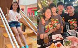 Con gái Lê Phương gây chú ý với đôi chân dài thẳng tắp ở tuổi lên 6, dân mạng trầm trồ "hoa hậu tương lai"