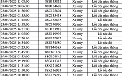 147 chủ xe máy mang biển số sau nhanh chóng nộp phạt nguội theo Nghị định 168