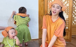 Phương Oanh nhí nhố bên cặp sinh đôi, shark Bình nhận xét một câu cực hài