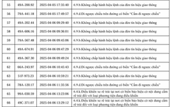 153 xe vi phạm lỗi vượt đèn đỏ sau nhanh chóng nộp phạt nguội theo Nghị định 168