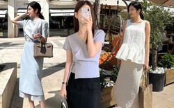 Chân váy dài phối với 5 mẫu áo hè này là chuẩn nhất, giúp nàng mặc đẹp mọi hoàn cảnh