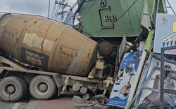 Xe bồn lao vào tiệm hớt tóc ở TP HCM, một phụ nữ kịp thoát ra cửa sau
