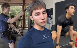 Sơn Tùng - HIEUTHUHAI đọ body gym hừng hực: Biế...